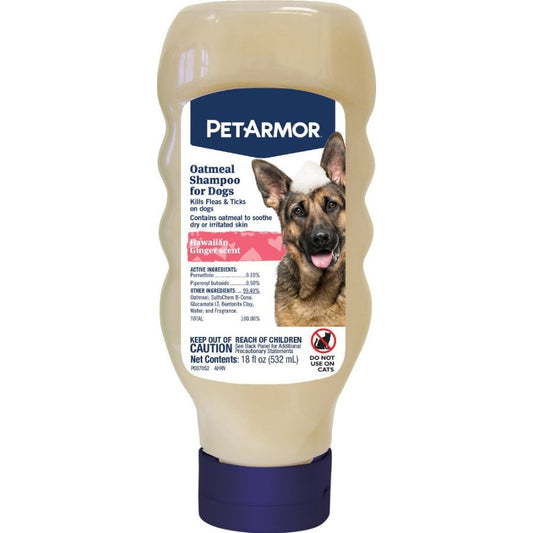 PetArmor Flea and Tick Shampoo for Dogs Hawaiian Ginger Scent-Dog-PetArmor-18 oz-