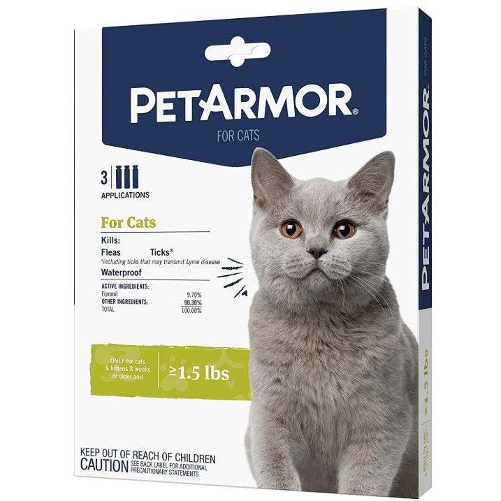 PetArmor Flea and Tick Treatment for Cats (Over 1.5 Pounds)-Cat-PetArmor-3 count-