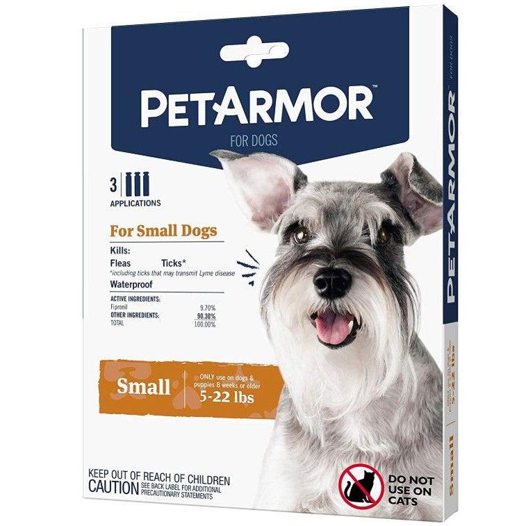 PetArmor Flea and Tick Treatment for Small Dogs (5-22 Pounds)-Dog-PetArmor-3 count-