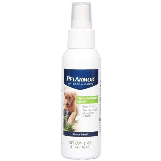 PetArmor Hydrocortisone Spray Quick Relief for Dogs and Cats-Dog-PetArmor-4 oz-