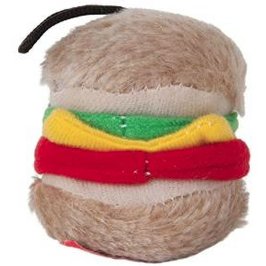 Petmate Booda Zoobilee Hamburger Plush Dog Toy-Dog-Petmate-1 count-