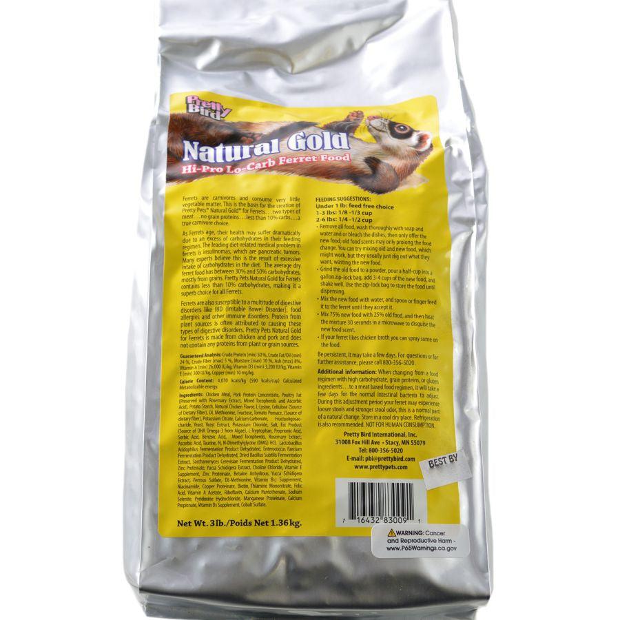 Pretty Pets Nutrient Rich Ferret Food For Daily Diet-Small Pet-Pretty Pets-3lb-