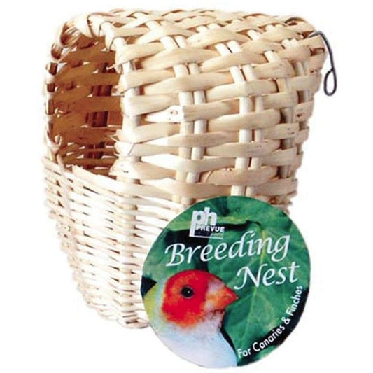 Prevue Parakeet All Natural Fiber Covered Bamboo Nest-Bird-Prevue-1 count-