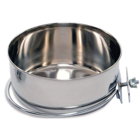 Prevue Stainless Steel Bolt-On Coop Cup-Bird-Prevue-30 oz-