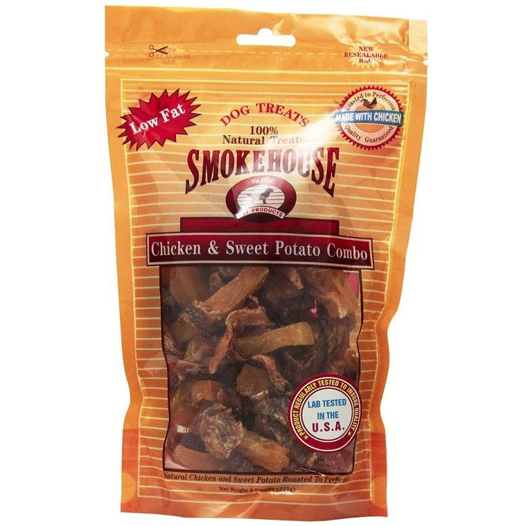 Smokehouse Chicken and Sweet Potato Combo Natural Dog Treat-Dog-Smokehouse-8 oz-