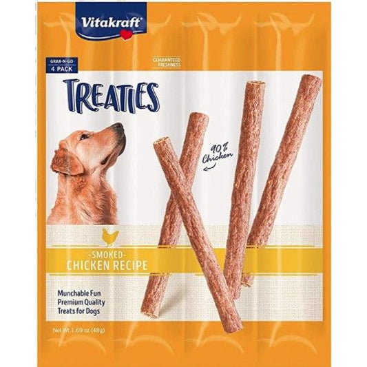 VitaKraft Treaties Smoked Chicken Grab-n-Go Dog Treats-Dog-Vitakraft-4 count-