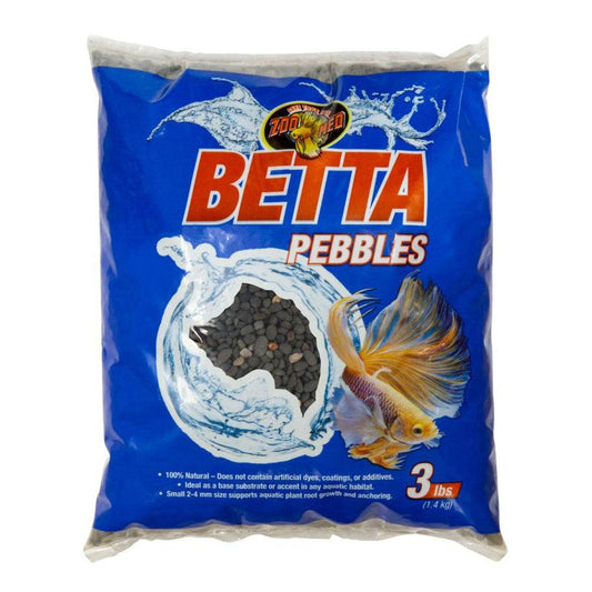 Zoo Med Natural Betta Pebbles Aquarium Substrate-Fish-Zoo Med-3 lbs-